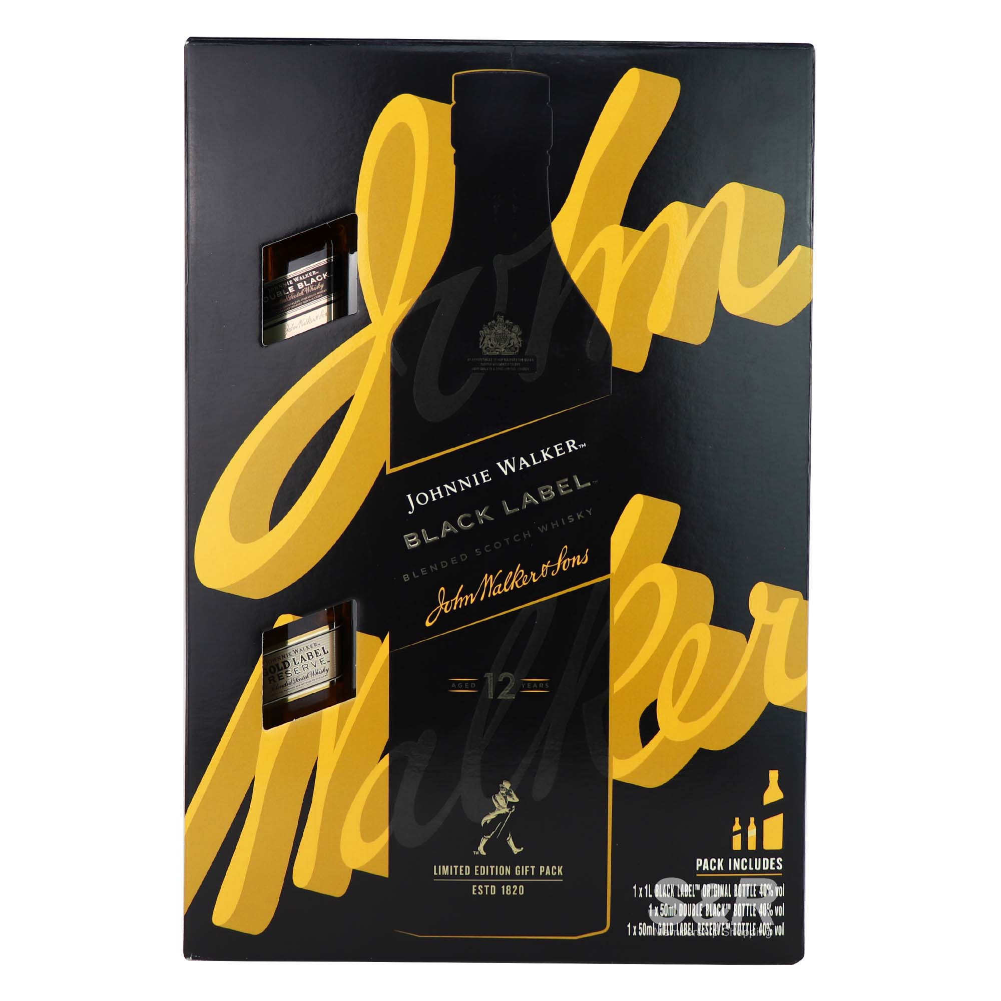 Johnnie Walker Black Label Blended Scotch Whisky John Walker and Sons Limited Edition 1L Johnnie Walker Black Label Blended Scotch Whisky John Walker and Sons Limited Edition 1L
